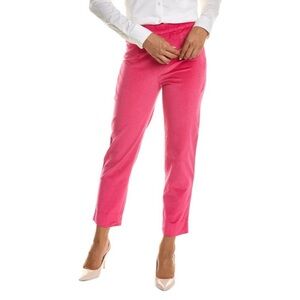 Frances Valentine Lucy Velvet Pant in Cranberry.